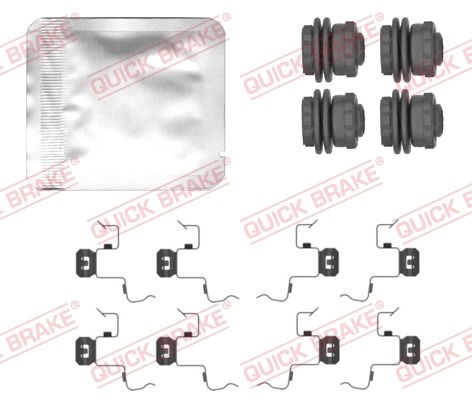 QUICK BRAKE 109-0156 Accessory Kit, disc brake pad