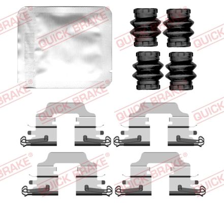 QUICK BRAKE 109-0158 Accessory Kit, disc brake pad
