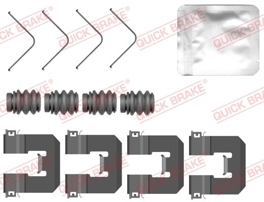 QUICK BRAKE 109-0160 Accessory Kit, disc brake pad