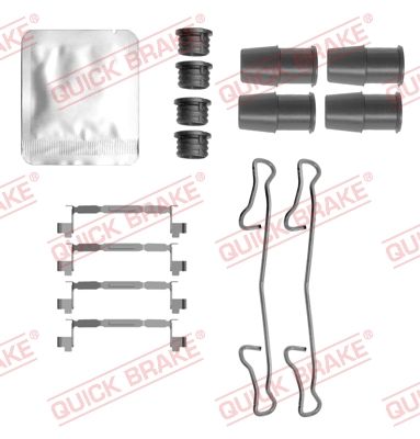 Accessory Kit, disc brake pad QUICK BRAKE 109-0167
