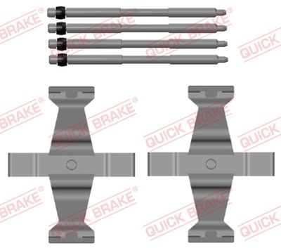 Accessory Kit, disc brake pad QUICK BRAKE 109-0171