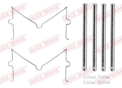 Accessory Kit, disc brake pad QUICK BRAKE 109-0180