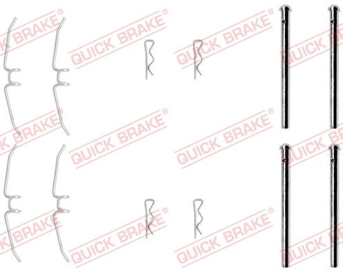 QUICK BRAKE 109-0901 Accessory Kit, disc brake pad