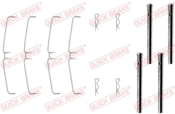 QUICK BRAKE 109-0907 Accessory Kit, disc brake pad