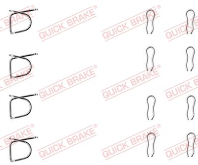 Accessory Kit, disc brake pad QUICK BRAKE 109-0939