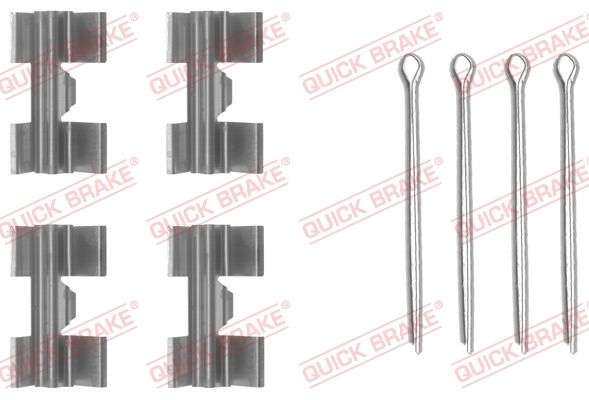 QUICK BRAKE 109-0969 Accessory Kit, disc brake pad