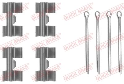 Accessory Kit, disc brake pad QUICK BRAKE 109-0969