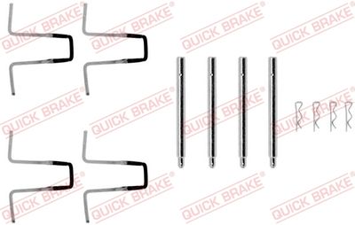 Accessory Kit, disc brake pad QUICK BRAKE 109-0977