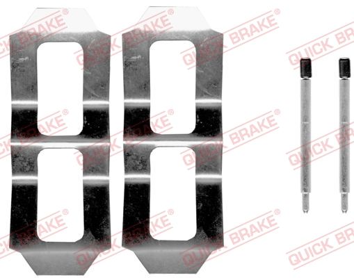 QUICK BRAKE 109-0987 Accessory Kit, disc brake pad