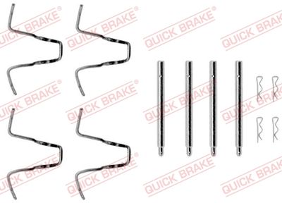Accessory Kit, disc brake pad QUICK BRAKE 109-1005