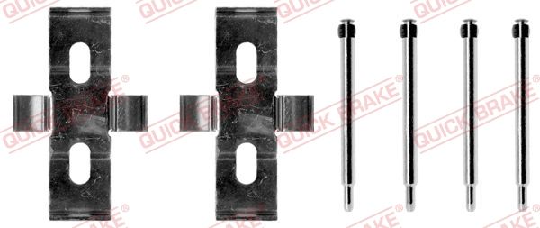 QUICK BRAKE 109-1007 Accessory Kit, disc brake pad