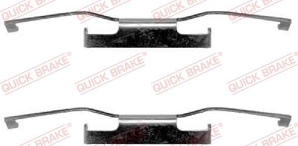 QUICK BRAKE 109-1011 Accessory Kit, disc brake pad