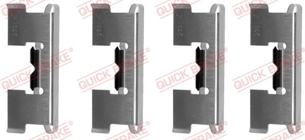 QUICK BRAKE 109-1017 Accessory Kit, disc brake pad