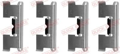 Accessory Kit, disc brake pad QUICK BRAKE 109-1017