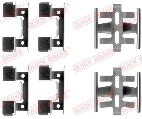 QUICK BRAKE 109-1022 Accessory Kit, disc brake pad