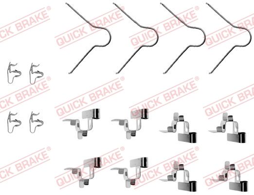 QUICK BRAKE 109-1030 Accessory Kit, disc brake pad
