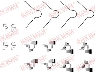 Accessory Kit, disc brake pad QUICK BRAKE 109-1030