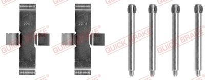 Accessory Kit, disc brake pad QUICK BRAKE 109-1037
