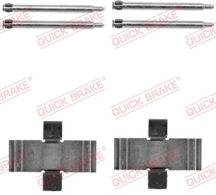 QUICK BRAKE 109-1039 Accessory Kit, disc brake pad