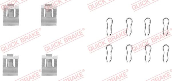 QUICK BRAKE 109-1055 Accessory Kit, disc brake pad