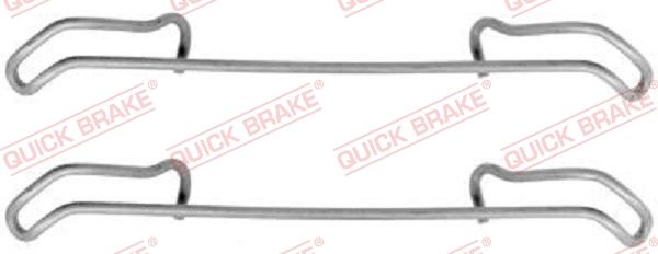 QUICK BRAKE 109-1056 Accessory Kit, disc brake pad