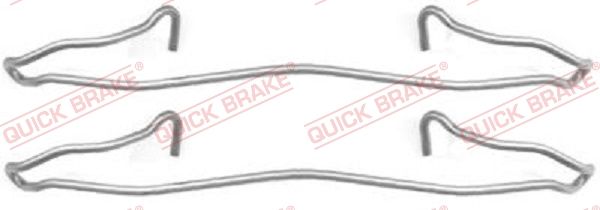 QUICK BRAKE 109-1057 Accessory Kit, disc brake pad
