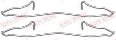 Accessory Kit, disc brake pad QUICK BRAKE 109-1057