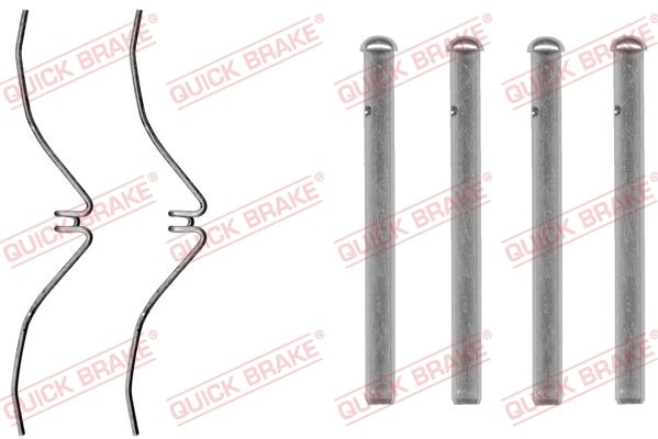 QUICK BRAKE 109-1061 Accessory Kit, disc brake pad