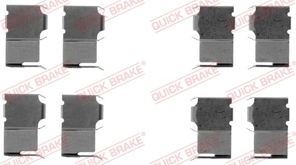 QUICK BRAKE 109-1063 Accessory Kit, disc brake pad