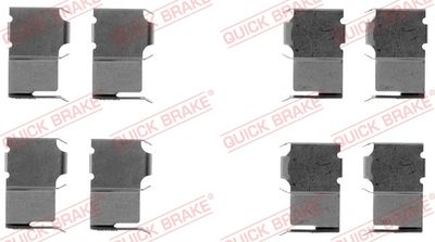 Accessory Kit, disc brake pad QUICK BRAKE 109-1063