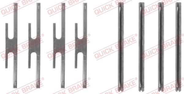 QUICK BRAKE 109-1072 Accessory Kit, disc brake pad