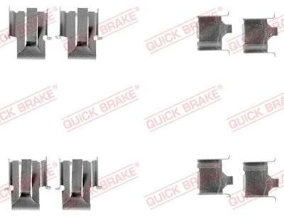 Accessory Kit, disc brake pad QUICK BRAKE 109-1078