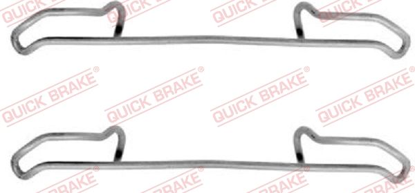 QUICK BRAKE 109-1085 Accessory Kit, disc brake pad