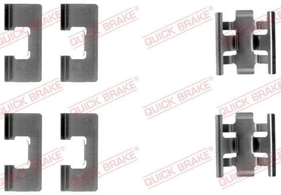 QUICK BRAKE 109-1091 Accessory Kit, disc brake pad