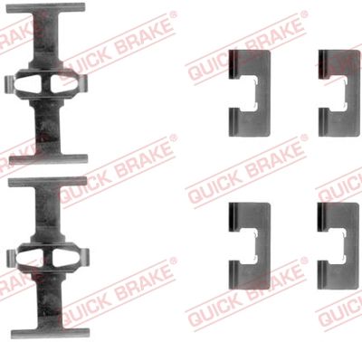 Accessory Kit, disc brake pad QUICK BRAKE 109-1092