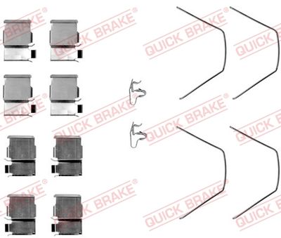 Accessory Kit, disc brake pad QUICK BRAKE 109-1093