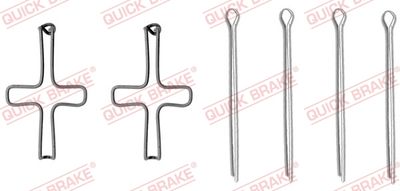 Accessory Kit, disc brake pad QUICK BRAKE 109-1099