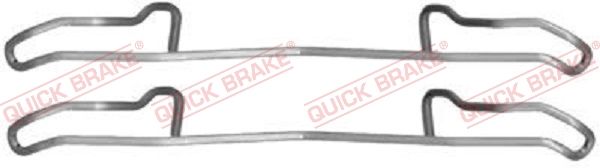QUICK BRAKE 109-1100 Accessory Kit, disc brake pad