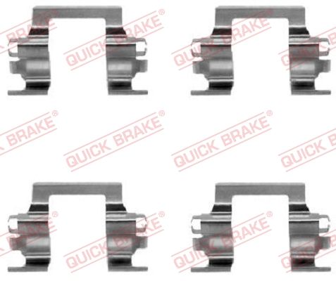 QUICK BRAKE 109-1117 Accessory Kit, disc brake pad