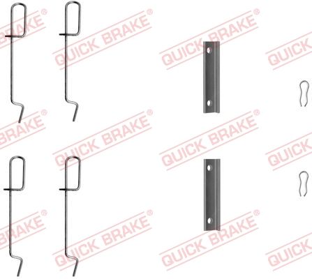 QUICK BRAKE 109-1125 Accessory Kit, disc brake pad