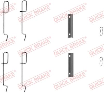 Accessory Kit, disc brake pad QUICK BRAKE 109-1125