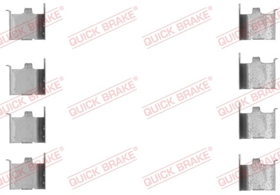 QUICK BRAKE 109-1132 Accessory Kit, disc brake pad