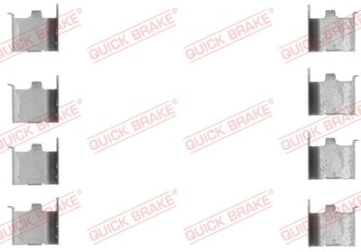 Accessory Kit, disc brake pad QUICK BRAKE 109-1132
