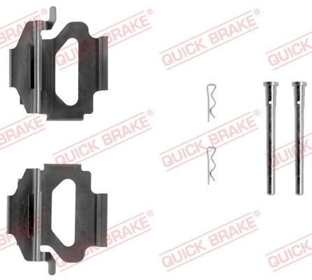 QUICK BRAKE 109-1140 Accessory Kit, disc brake pad