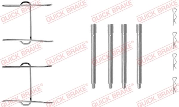 QUICK BRAKE 109-1149 Accessory Kit, disc brake pad