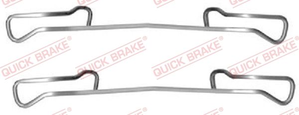 QUICK BRAKE 109-1150 Accessory Kit, disc brake pad