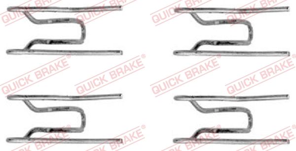 QUICK BRAKE 109-1152 Accessory Kit, disc brake pad