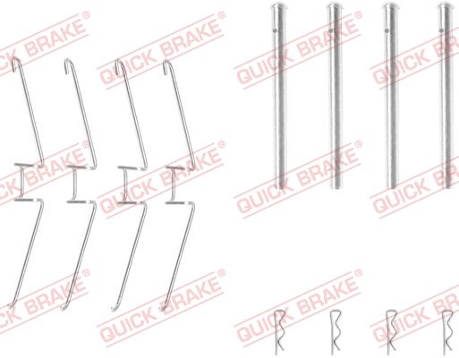 QUICK BRAKE 109-1155 Accessory Kit, disc brake pad
