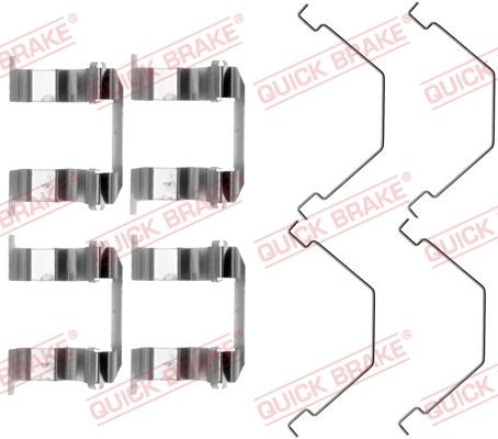 QUICK BRAKE 109-1158 Accessory Kit, disc brake pad
