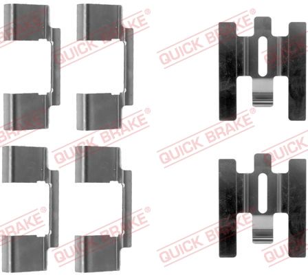 QUICK BRAKE 109-1160 Accessory Kit, disc brake pad